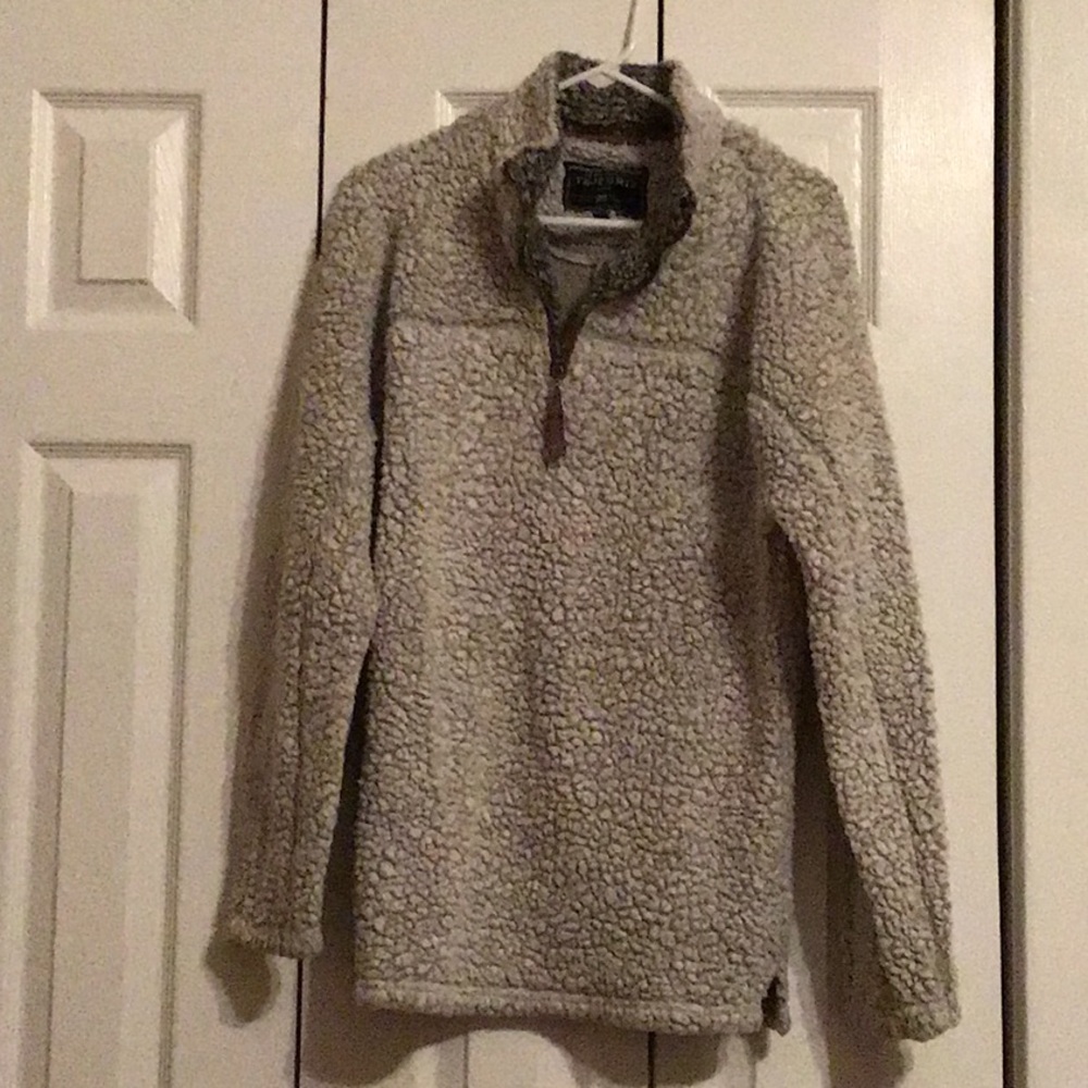 True Grit Sherpa Pullover quarter zip